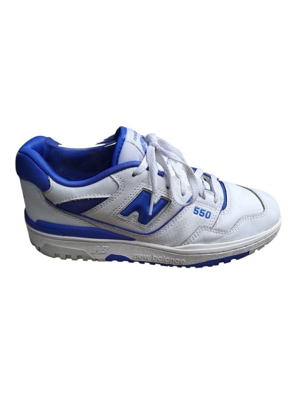 New Balance 550 Aura Purple Retro Leather Low Profile Sneakers BBW550WB Size 9